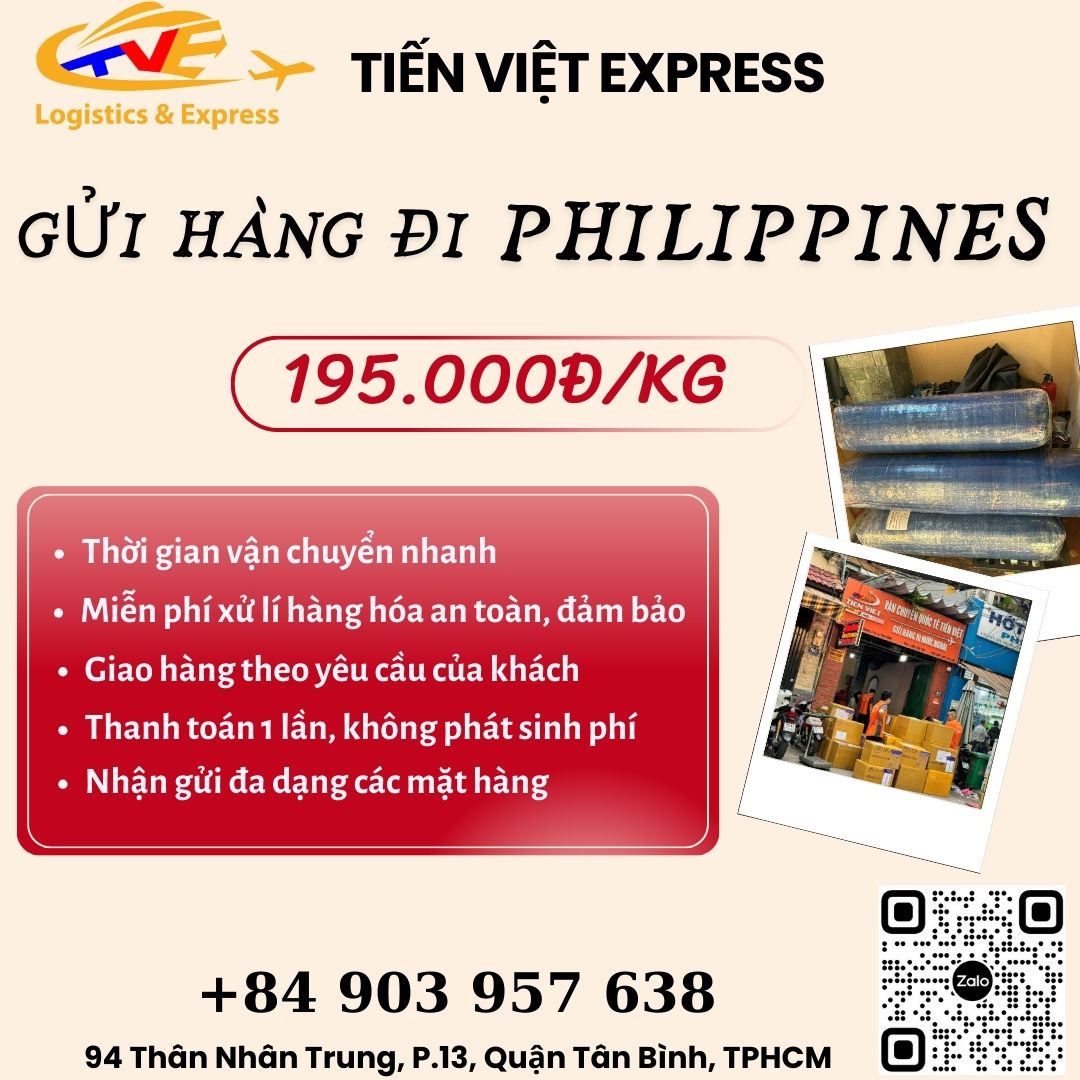 Gửi hàng đi Philippines - Tiến Việt Express
